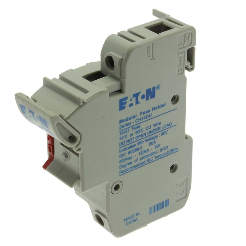 Eaton - Halter für zylindrische Sicherung Sicherungshalter CH141DIU 50 A, AC 690 V − 6 Stück