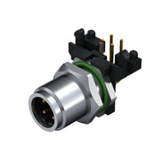 Weidmüller - Rundsteckverbinder, Einbau (PCB) Stecker SAIEW-M12SB-4-HTL M12 − 10 Stück