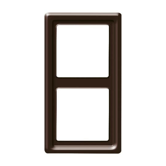 Busch-Jaeger - Abdeckrahmen Rahmen 2-fach 2102-31 braun, UP, Allwetter