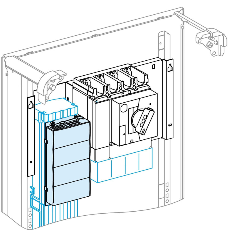 Schneider Electric - Komponente für den Ausbau (Schaltschrank) PrismaSeT-P, Verbindungsbl LVS04074 ock, universal,ComPa