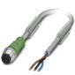 Phoenix Contact - Konfektioniertes Sensor-Aktor-Kabel Sensor-/Aktor-Kabel SAC-3P-M12M #1456763 3-pol.RAL7001 10m
