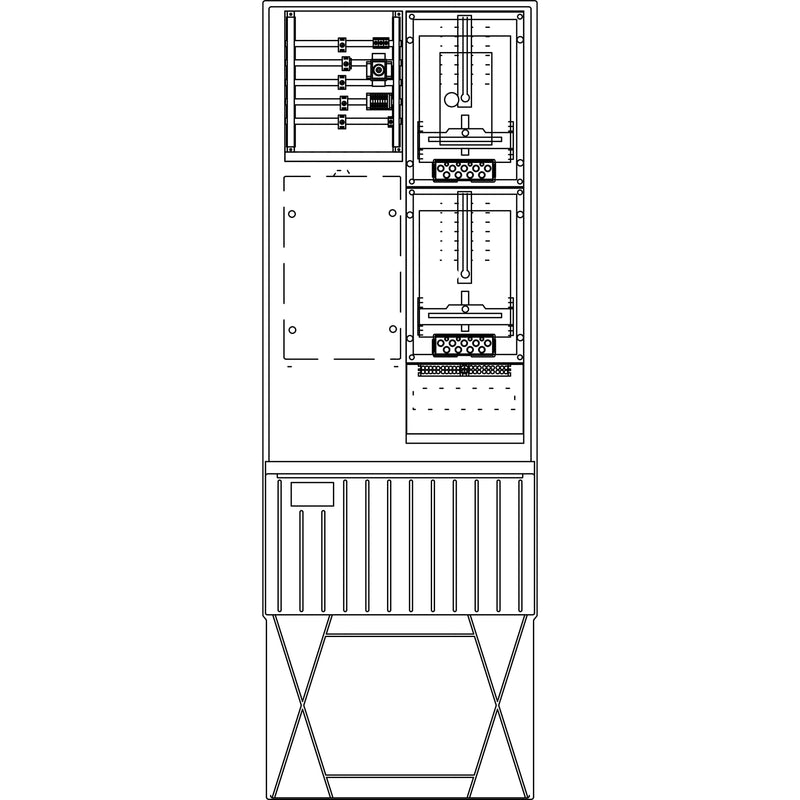 Elsta Mosdorfer - Zähler-Komplettschrank Zähleranschlusssäule ZS322T.N4.12 A320 N4 1Z TSG 3.HZ
