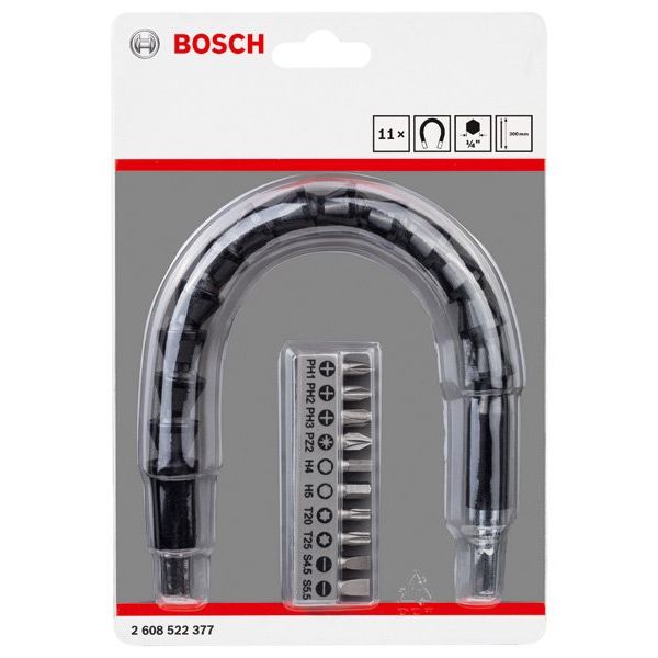 Bosch - Bit-Set 11 Stk. flexible 2608522377 Verlängerung aus