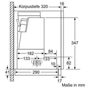 Bosch - Dunstabzugshaube Flachschirmhaube DFR097A52 Serie4