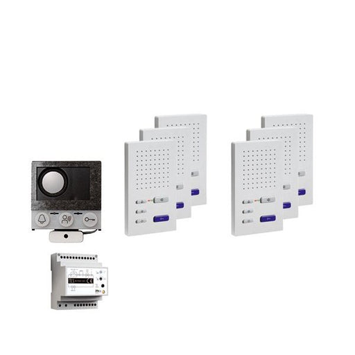 TCS Tür Control - Türsprech-Set audio:pack Einbau PAIF060/004 für 6 Wohneinheit