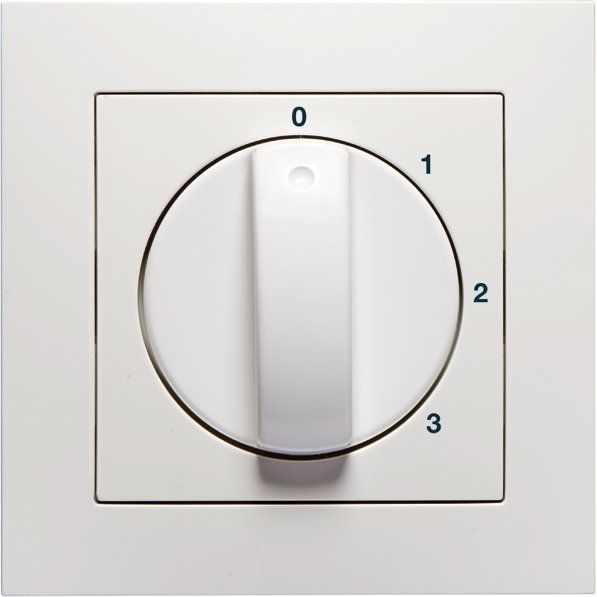 Peha - Abdeckung/Bedienelement für Installationsschalterprogramme Abdeckung alu D 11.610.70 S3 3-Stufenschalter