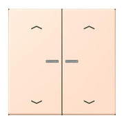 Jung - Bedienelement intelligent Taster mit Pfeilsymbolen BT LC 17102 P 228 rose pale