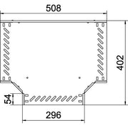 OBO Bettermann - T-Stück für Kabelrinne T-Stück für Kabelrinne RT 330 FS 35x300
