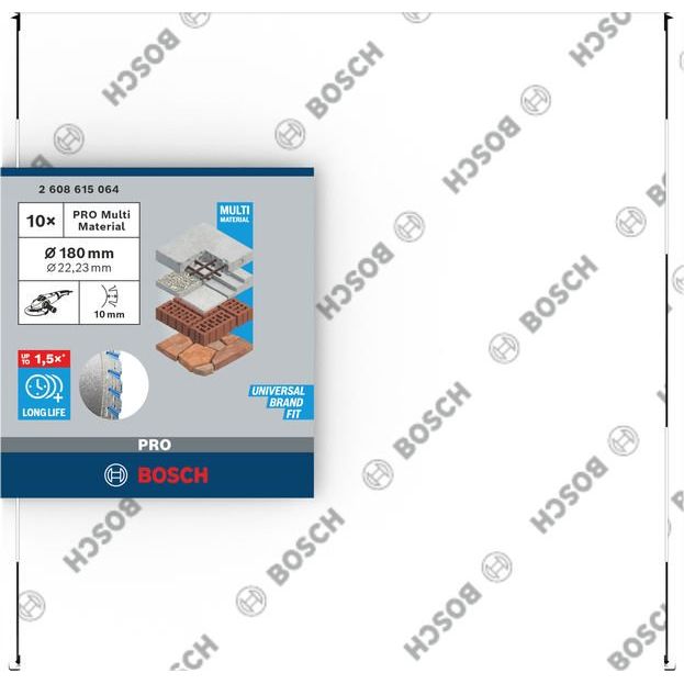 Bosch - Trenn-/Schleifscheibe PRO Multi Material 2608615064 Diamanttrennscheibe