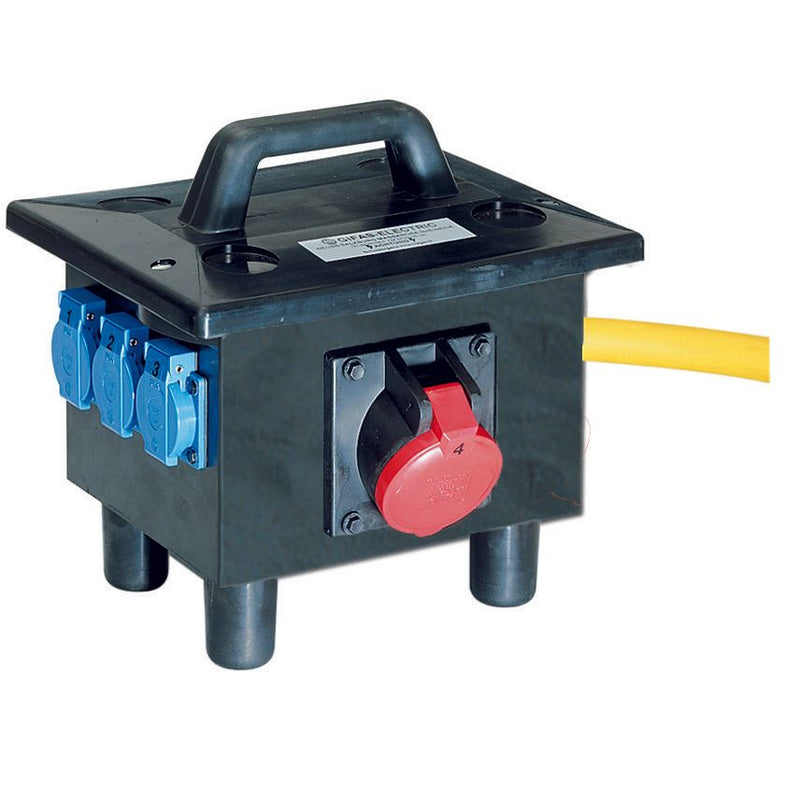 Gifas Electric - CEE-Steckdosen-Kombination (IEC 60309) Vollgummi-Verteiler 62103-25.00316