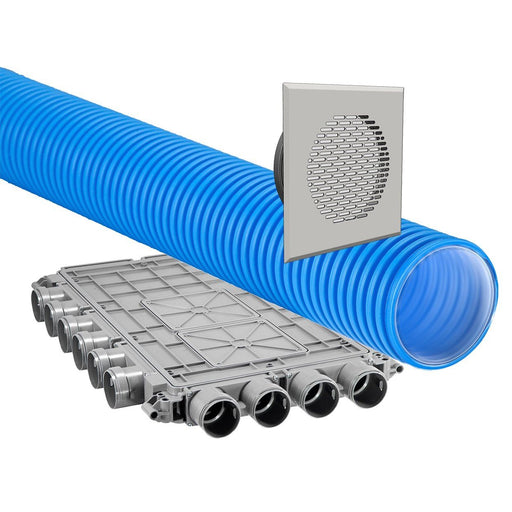 Glen Dimplex SEE - Spiralschlauch aus Kunststoff isoliert Paket Kunststoff-Flex DFP ZA 200 Zuluft/Abluft