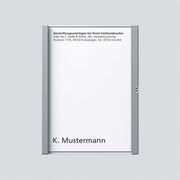 Siedle&Söhne - Zubehör/Ersatzteile für Türkommunikation Namensschild sil-met kpl. 200029037-00 f.TM 611-1 SM