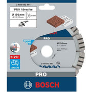 Bosch - Trenn-/Schleifscheibe Diamanttrennscheibe 2608602681 PRO Abrasive