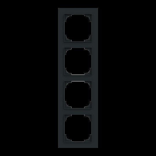Busch-Jaeger - Abdeckrahmen Abdeckrahmen 4-fach 1724-45M  − 1 Stück
