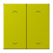 Jung - Abdeckung/Bedienelement für Installationsschalterprogramme Wippe mit Pfeilsymbolen LC 102 P 249 vert olive vif