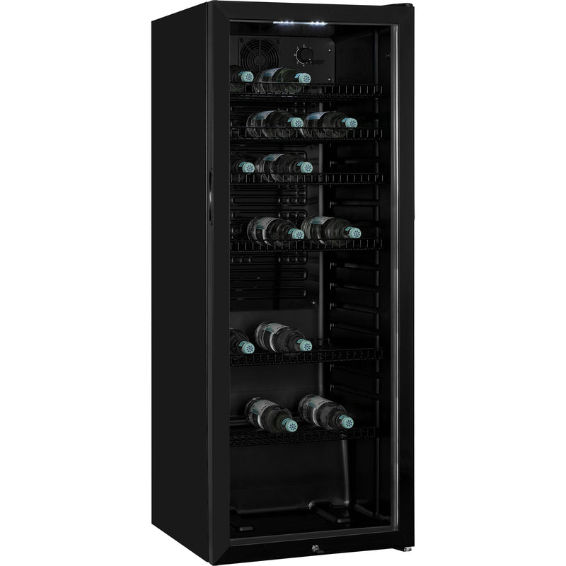 EXQUISIT - Kühlschrank Getränke-Kühlgerät GKS240-GT-160C sw m.Glastür,237L