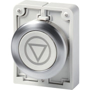 Eaton - Frontelement für Drucktaster Drucktaste RMQ-Titan M30I-FD-GR-X66 flach tastend grau