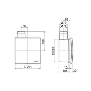 Maico - Ventilator für innenliegende Bäder und Küchen Ventilator ER 60 G