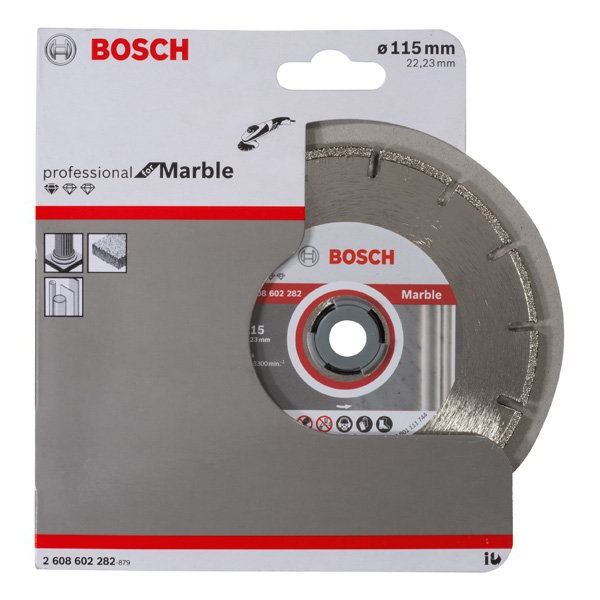 Bosch - Trenn-/Schleifscheibe Diamanttrennscheibe 2608602282 Standard for Marble