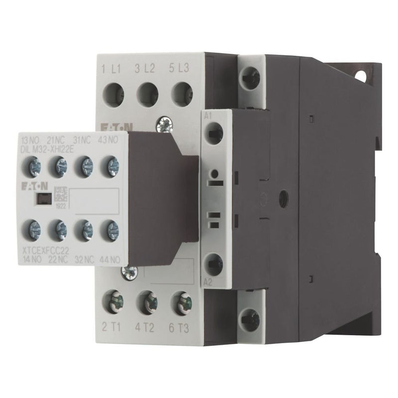 Eaton - Leistungsschütz zum Schalten von Wechselstrom Leistungsschütz DILM17-22(RDC24) 7,5kW/400V,DC