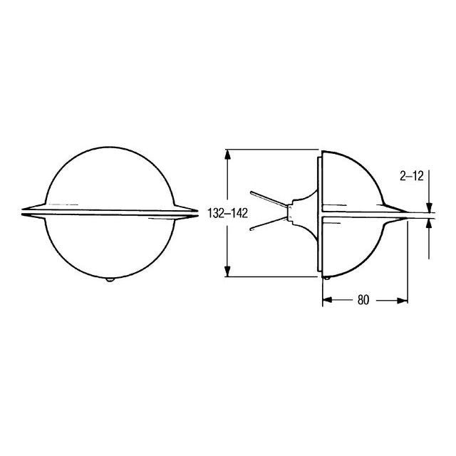 Maico - Weitwurfdüse Weitwurfdüse WD 10 W f.Wandeinbau  − 1 Stück
