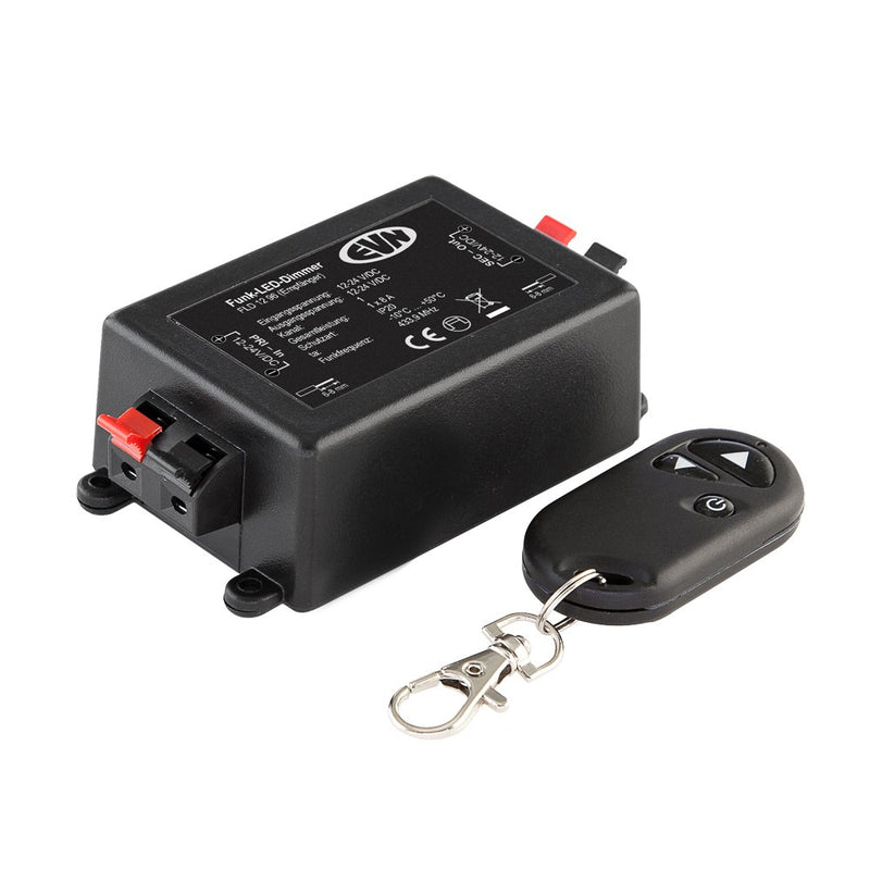 EVN Lichttechnik - Steuergerät für Leuchten LED-Funk-Dimmer-Set FLD 1296 12/24V DC IP20