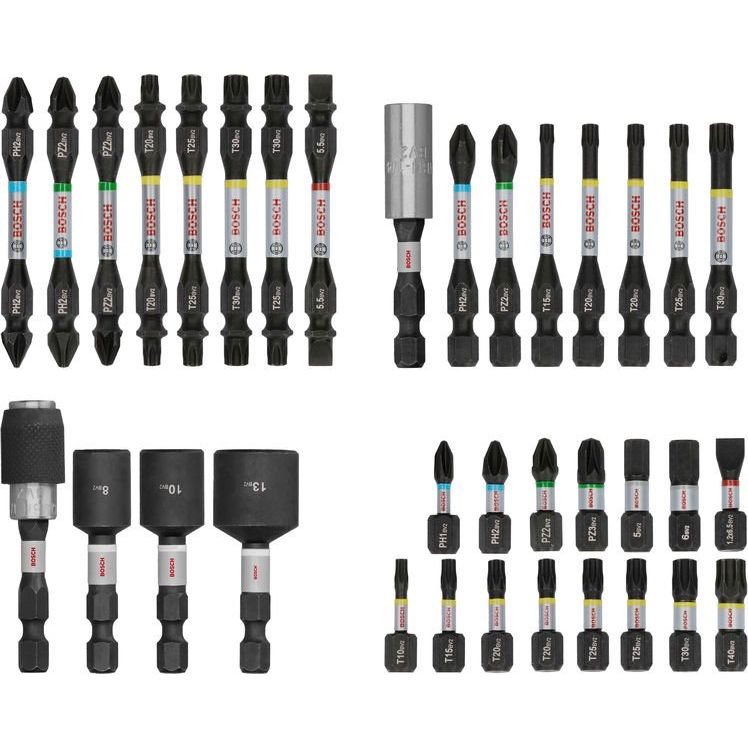 Bosch - Bit-Set PRO Impact Schrauberbit 2608521U77VE(35) Set, 35-tlg. − 3 Packung