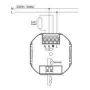 Eberle Controls - Raumthermostat/Uhrenthermostat UP-Uhrenthermostat FIT 3L / blau