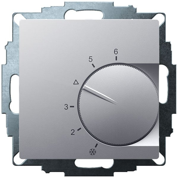 Eberle Controls - Raumthermostat/Uhrenthermostat UP-Raumregler 5-30C AC230V UTE 1003-Alu-55 1Öffner