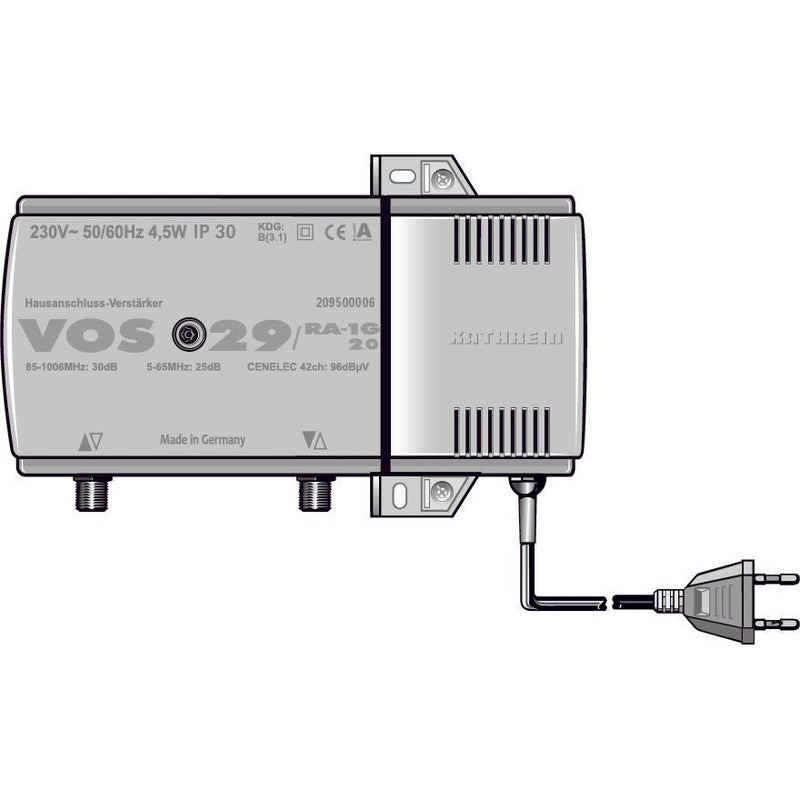 Kathrein - BK-Verstärker Hausanschluss-Verstärker VOS 29/RA-1G 2.0 5-65/85-1006 MHz