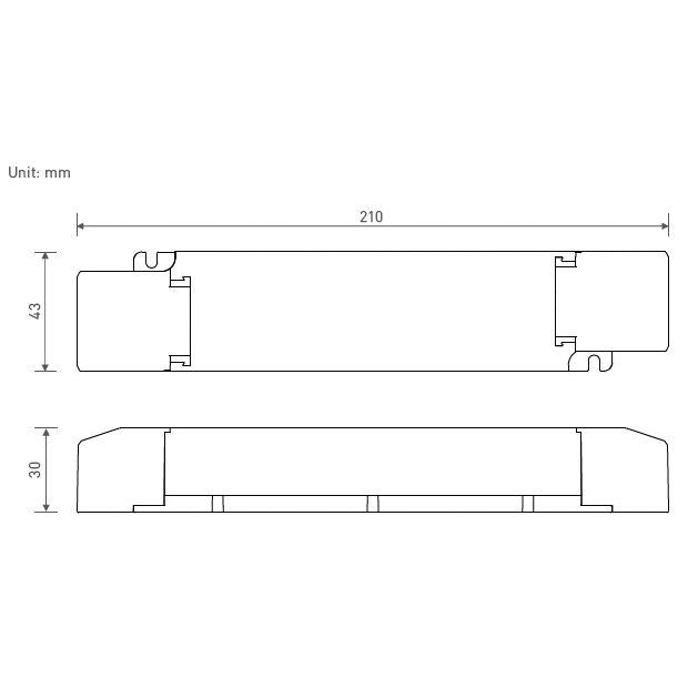 Radium Lampenwerk - LED-Betriebsgerät OTDA4077 dimmbar, 36W 24V