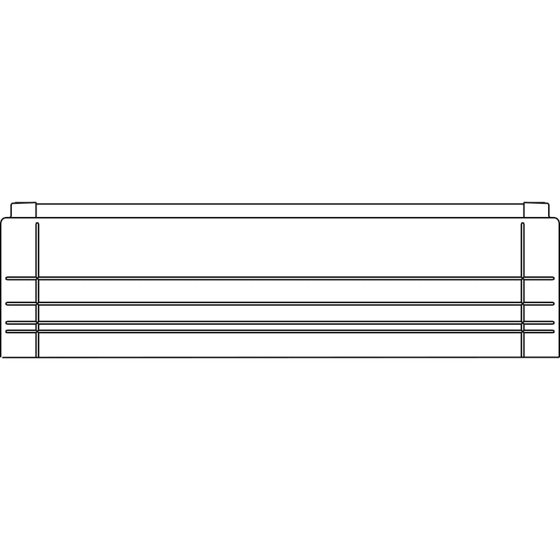 Elsta Mosdorfer - Sockel/Sockelelement (Schaltschrank) Sockelverlängerung SV6 10050725 250/470 RAL 7035