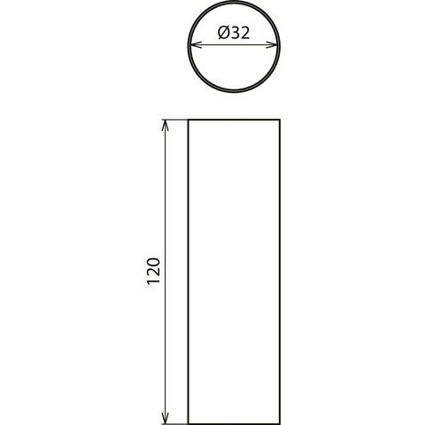DEHN - Schrumpfschlauch grau WSS L120 GR D 32mm L 120 mm − 10 Stück