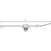 HellermannTyton - Kabelbinder Befestigungsbinder T50RFT6-MC5-BK-D1 − 500 Stück