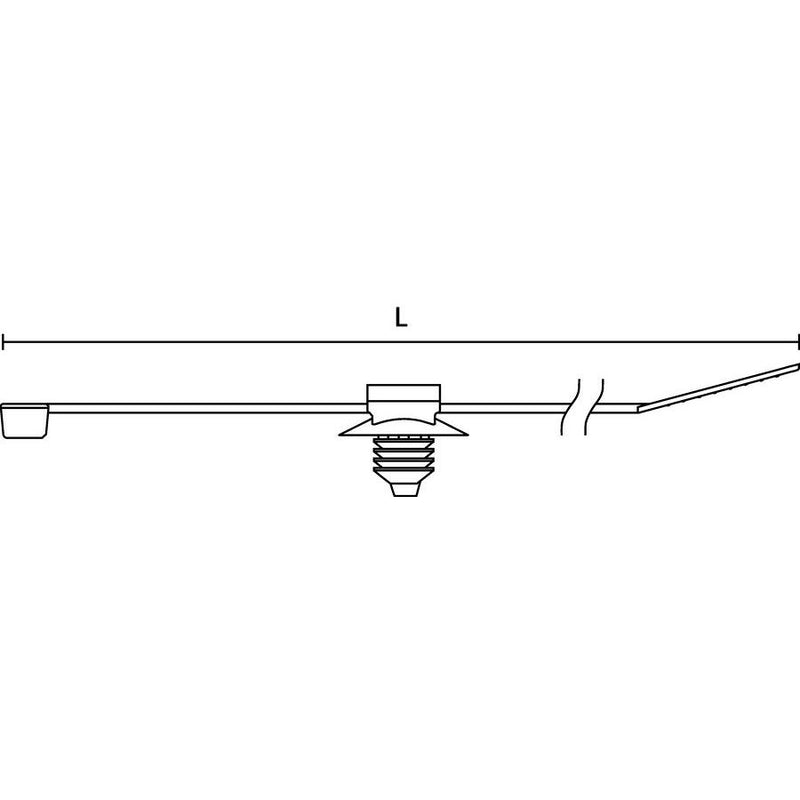 HellermannTyton - Kabelbinder Befestigungsbinder T50RFT6-MC5-BK-D1 − 500 Stück