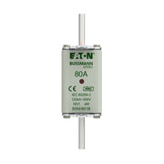 Eaton - Messersicherung Sicherungseinsatz Nieders. FUSE NH 1 #80NHM1B 80A AC 500V 120kA − 3 Stück