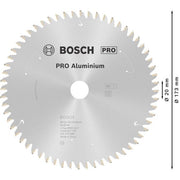 Bosch - Kreissägeblatt PRO Aluminium cordless 2608837759 Kreissägeblatt 173 x