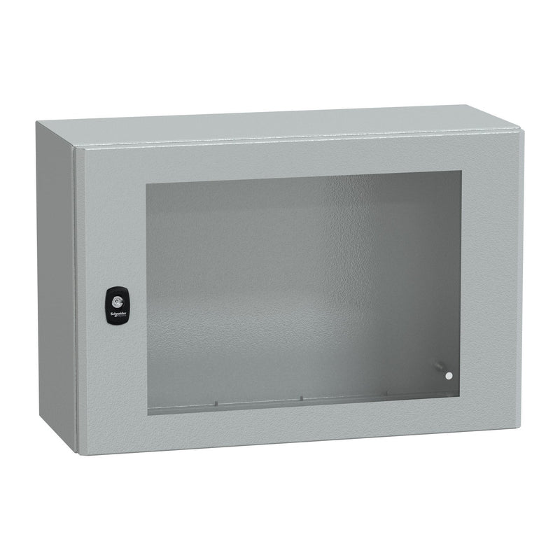 Schneider Electric - Gehäuse/Schaltschrank (leer) Wandschrank RAL 7035 NSYS3D4625T 400x600x250 Sichttür