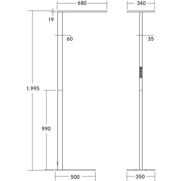 Brumberg Leuchten - Stehleuchte LED-Stehleuchte 77455174 4000K