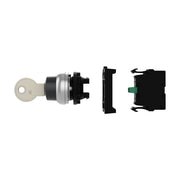 Eaton - Frontelement für Wahlschalter Schlüsseltaste RMQ-Titan M22-WRS-K10-BVP rastend, 2 Stellunge