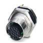 Phoenix Contact - Rundsteckverbinder, feldkonfektionierbar (Industriesteckverbinder) Einbausteckverbinder SACC-DSI-FS #1436806 17-polig M12 − 20 Stück