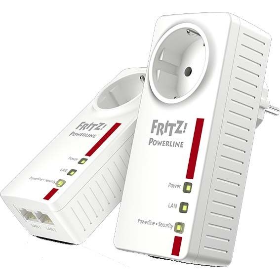 FRITZ - Netzwerkadapter Powerline Adapter Powerline1220E SET Set