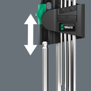 Wera - Innensechskantschlüsselset Winkelschraubendrehersatz 950/7Hex-PlusMagnet1 Clip7-tlg