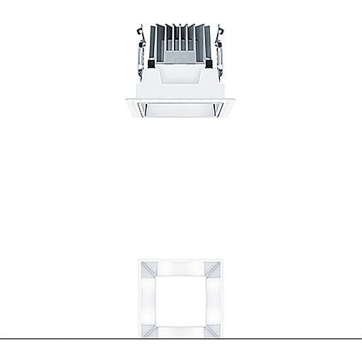 Zumtobel Group - Downlight/Strahler/Flutlicht LED-Einbauleuchte P-INF Q #60817973 3000K