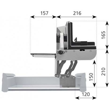 Ritterwerk - Allesschneider EB-Multischneider AES 72 SRH si Metallausführung