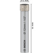Bosch - Bohrkrone PRO Ceramic dry Bohrer, 2608599052 12 x 66 mm