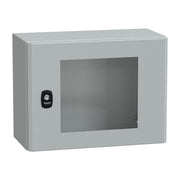 Schneider Electric - Gehäuse/Schaltschrank (leer) Wandschrank RAL 7035 NSYS3D3420T 300x400x150 + Tür