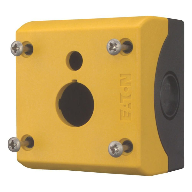 Eaton - Gehäuse für Befehls- und Meldegeräte Aufbaugehäuse M22-IY1-XPV60 1 Einbaustelle, gelb