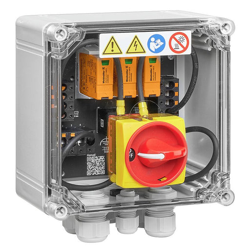 Weidmüller - Photovoltaik-DC-Stringbox Generatoranschlusskasten PVNDC3I3O#2890590000 1100 V, 1 MPP, 3 Ein