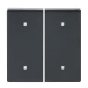 Busch-Jaeger - Abdeckung/Bedienelement für Installationsschalterprogramme Wippe 2-fach 2570-20-81 Elektroniktaster
